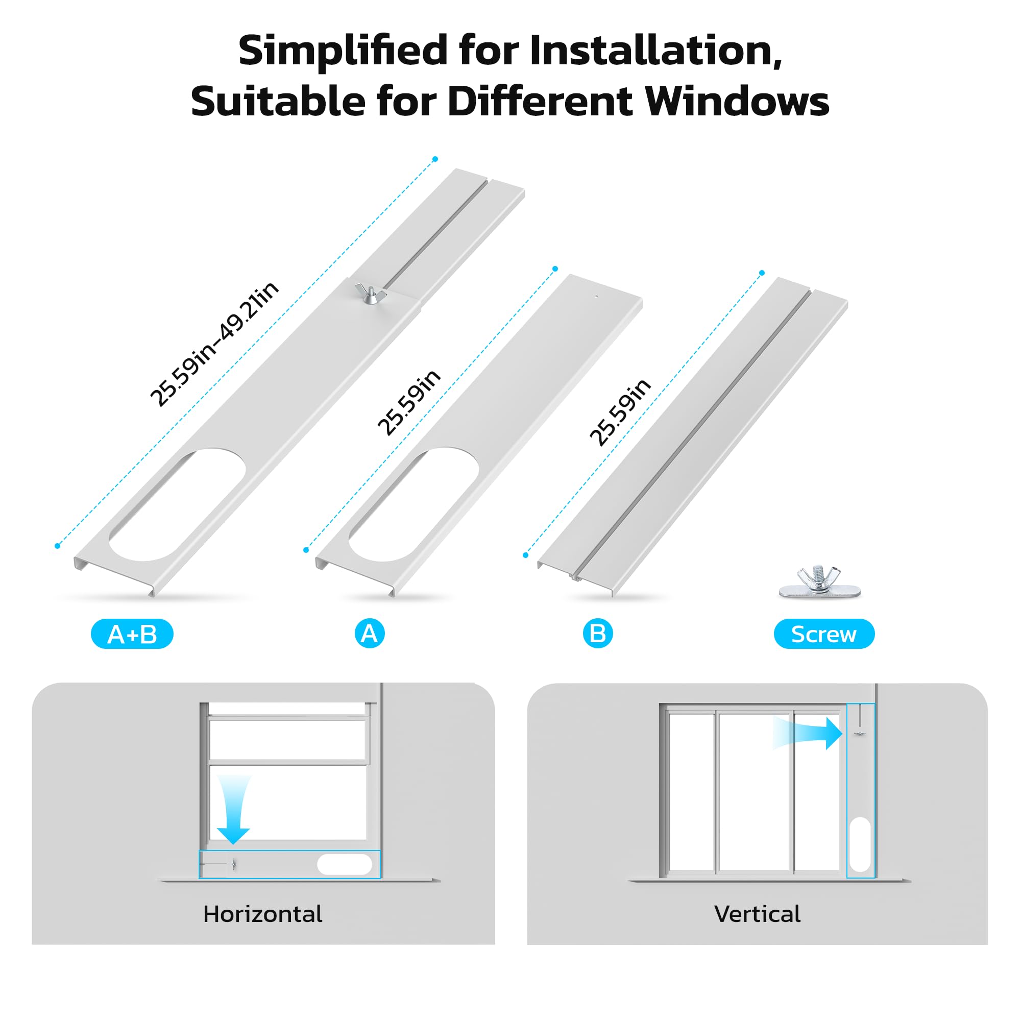 ZAFRO 10,000 BTU Portable Air Conditioner Cools Up To 300 sq. ft.