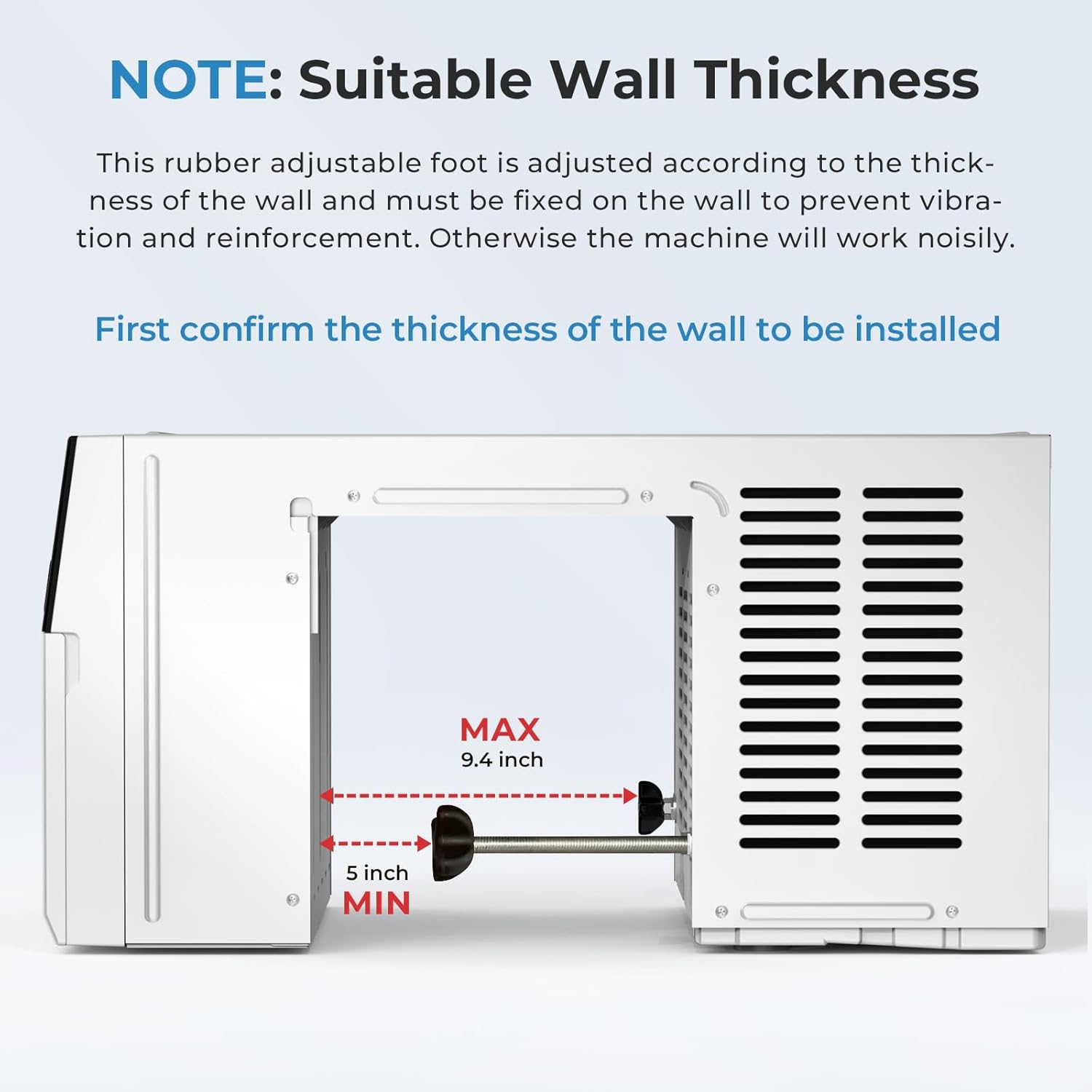 ZAFRO 12,000 BTU U-Shaped Window Air Conditioner Cools Up To 550 Sq. ft.