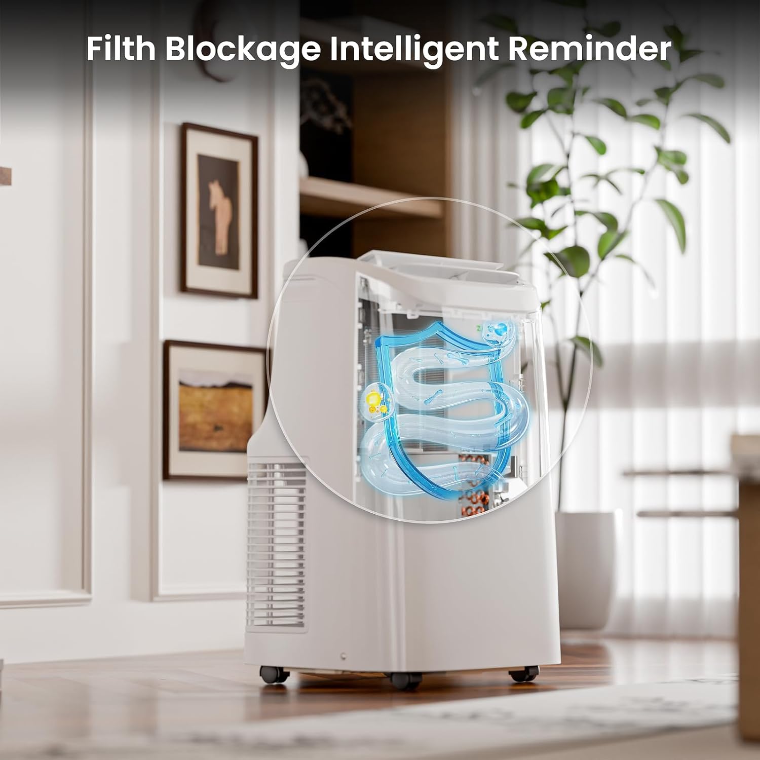 ZAFRO 10,000 BTU (6,000 BTU SACC) Smart Portable Air Conditioner Cools Up To 250 sq. ft.