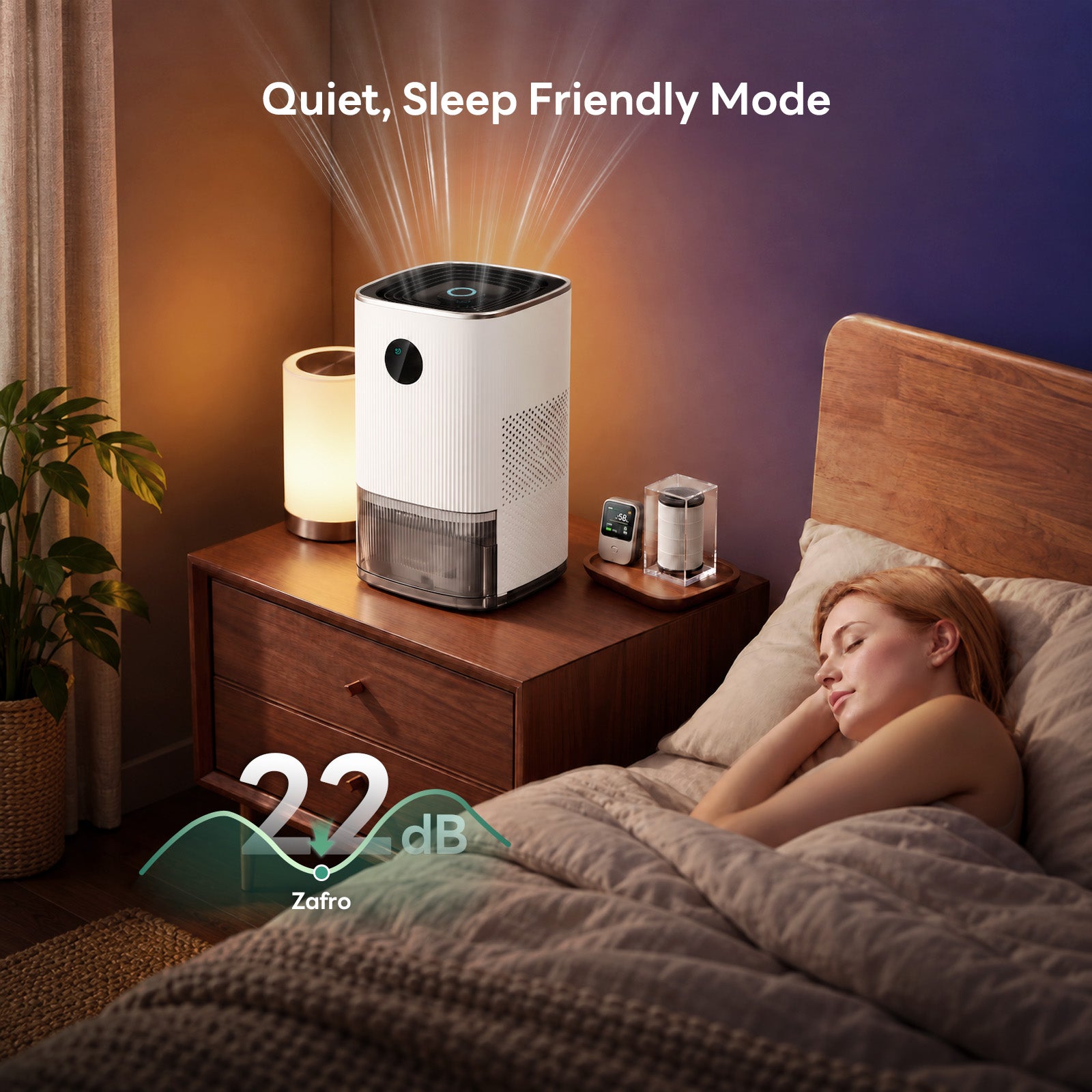 ZAFRO Helivap 450 Smart Mist-Free Evaporative Humidifier