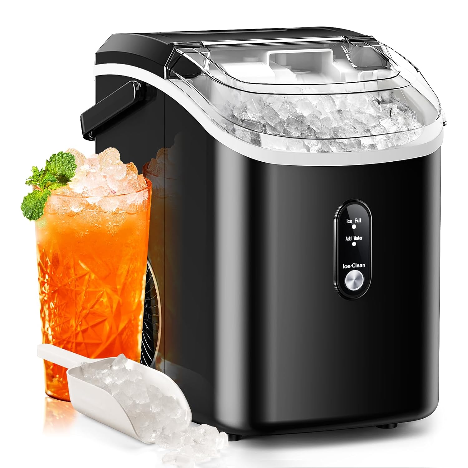 ZAFRO 35Lbs/24H Nugget Ice Maker Countertop