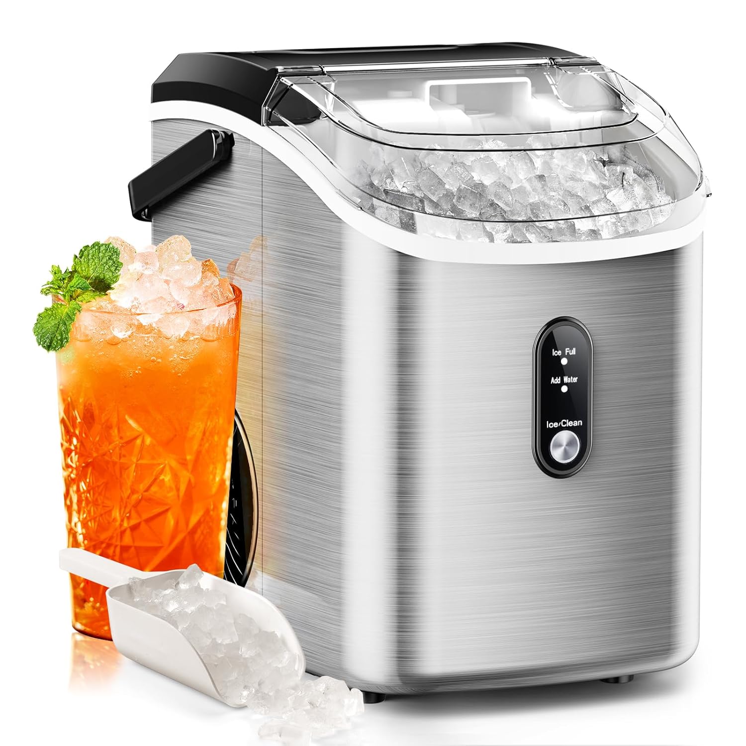 ZAFRO 35Lbs/24H Nugget Ice Maker Countertop